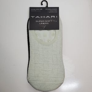 Tahari Super Soft Liners With Grips 2 Pairs